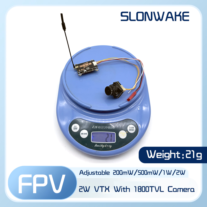 جهاز إرسال SLONWAKE 5.8G 56CH  - مراجعة Fpv Drone Vtx وسعره
